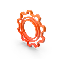 Out Line Gear Setting Web Icon Color PNG & PSD Images