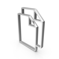 Copy Page Web Silver PNG & PSD Images