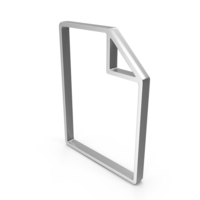 Silver New Page Icon PNG & PSD Images