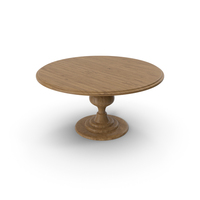 Round Pedestal Table PNG & PSD Images