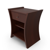 Bedside Table African Cherry PNG & PSD Images