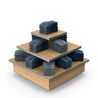 Jeans Pyramid Display PNG & PSD Images