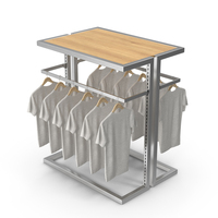 T shirt Gondola Display Grey PNG & PSD Images