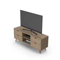 TV Stand Set PNG & PSD Images