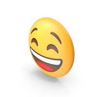 Grinning Face Button Emoji PNG & PSD Images