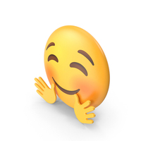 Hugging Face Button Emoji PNG & PSD Images
