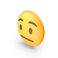 Neutral Face Button Emoji PNG & PSD Images