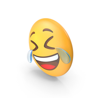 Rolling On The Floor Laughing Face Button Emoji PNG & PSD Images