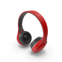 Red Headphones PNG & PSD Images