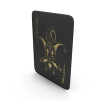 Golden Black Card Joker PNG & PSD Images
