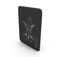 Silver & Black Card Joker PNG & PSD Images