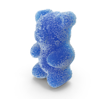 Blue Gummy Bear PNG & PSD Images