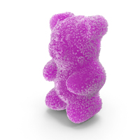 Pink Sugar Gummy Bear PNG & PSD Images