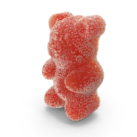 Gummy Sugar Bears Red PNG & PSD Images