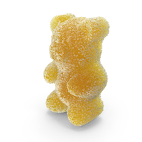 Yellow Gummy Bear PNG & PSD Images