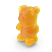 Gummy Bear Yellow PNG & PSD Images
