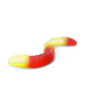 Gummy Worms Red Yellow PNG & PSD Images