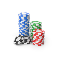 Casino Chips Stack PNG & PSD Images
