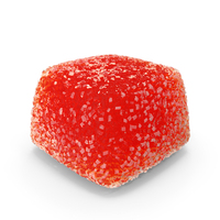 Sugar Gumdrops Red Square PNG & PSD Images