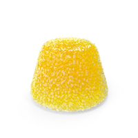 Yellow Sugar Gumdrops PNG & PSD Images