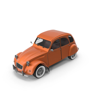 Vintage Car Orange PNG & PSD Images