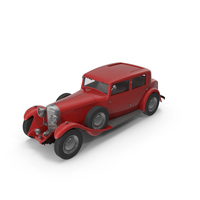 Vintage Car Red PNG & PSD Images