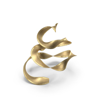 Golden Ribbon Helix PNG & PSD Images