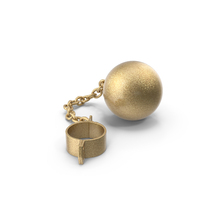 Shackle Closed With Ball PNG & PSD Images