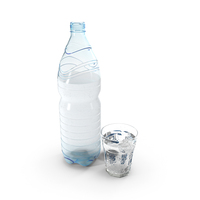 Fizzy Water with Glass of Fizzy Water PNG & PSD Images