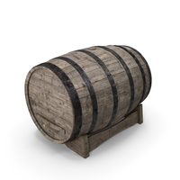 Wooden Wine Barrel PNG & PSD Images