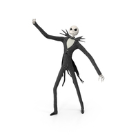 Angry Jack Skellington Character PNG & PSD Images