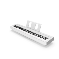 Digital Piano White PNG & PSD Images