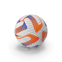 Official Match Ball Nike Flight White Total Orange PNG & PSD Images