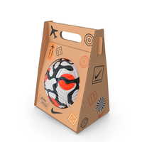 Package with Nike Flight Ball 2021 PNG & PSD Images