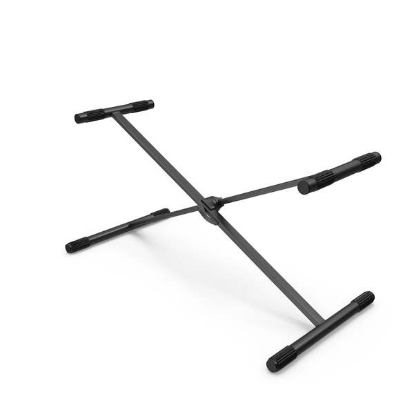 Stand for Digital Piano Black PNG & PSD Images