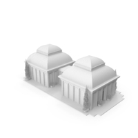 Monochrome Old Building PNG & PSD Images