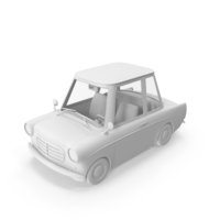 Monochrome Cartoon Car PNG & PSD Images