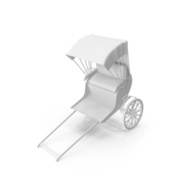 Monochrome RickShaw PNG & PSD Images