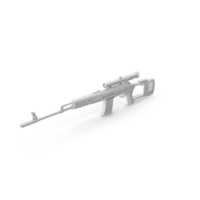 Monochrome Sniper Rifle PNG & PSD Images