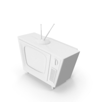 Monochrome Cartoon Television PNG & PSD Images