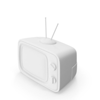 Monochrome Cartoon Television PNG & PSD Images