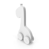 Monochrome Giraffe Toy PNG & PSD Images