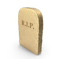 Golden Grave Tomb Stone PNG & PSD Images