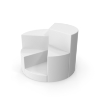 Monochrome Pie Chart PNG & PSD Images