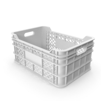 Monochrome Plastic Crate PNG & PSD Images