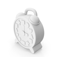 Monochrome Toy Clock PNG & PSD Images