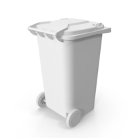 Monochrome Trash Bin PNG & PSD Images