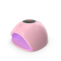 Manicure LED Lamp Pink On State PNG & PSD Images