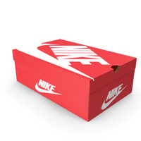 Nike Carton Shoe Box Closed PNG & PSD Images