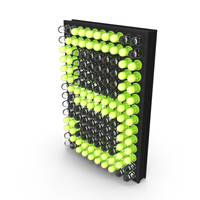 LED Matrix number 9 PNG & PSD Images